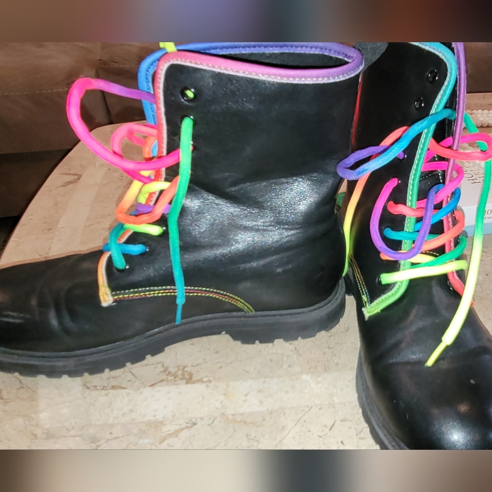Black Combat Boots, Hot Topic.